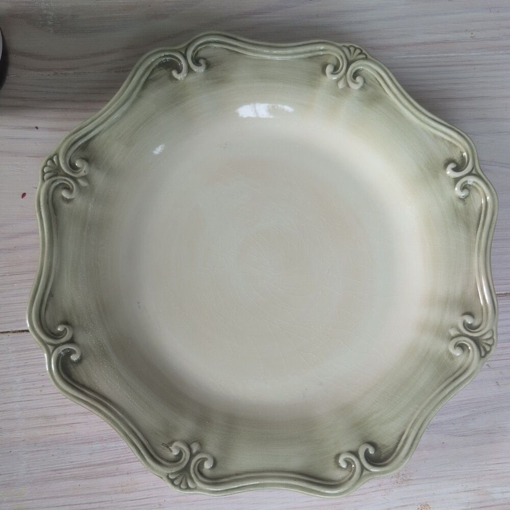 Lenox Dinner Plate Green Colore Verde VERDE 9” Italy